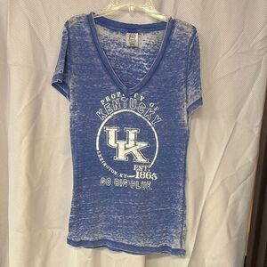 Pro Edge Blue Kentucky V-Neck Tee
